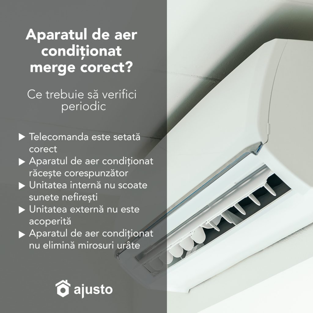 Aparatul de aer condiționat merge corect? Ce trebuie să verifici periodic