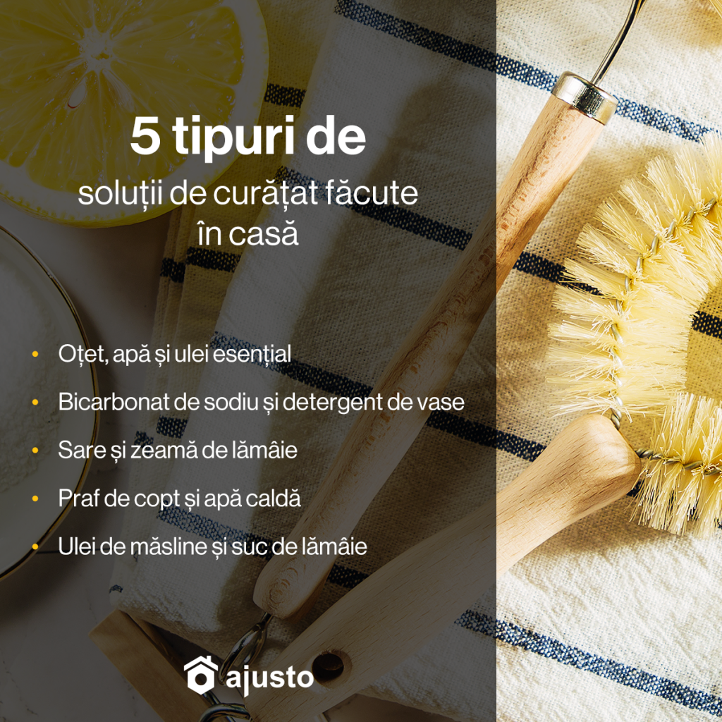 solutii de curatare facute in casa