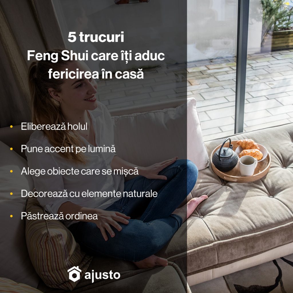 5 trucuri Feng Shui care îți aduc fericirea în casă