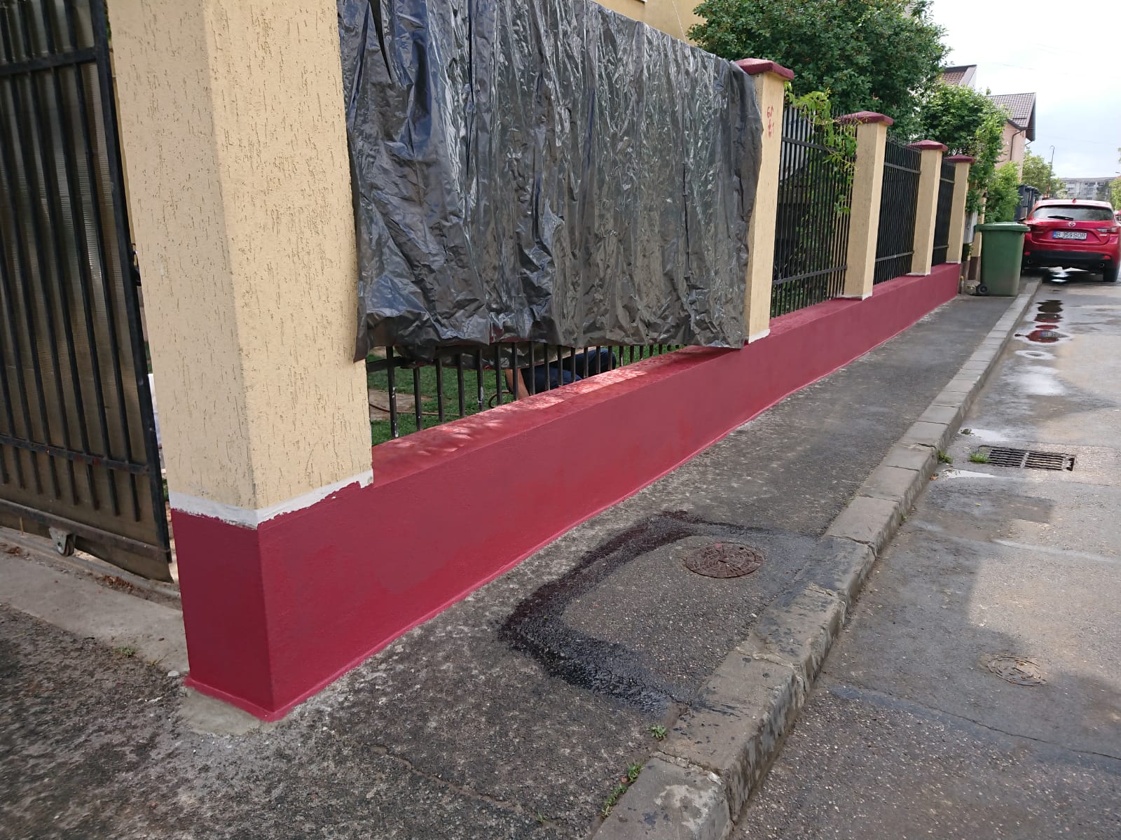 După: Reparatie si construire gard